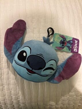 Stitch Plush Clip-On Money Pouch& Credit Card Holder